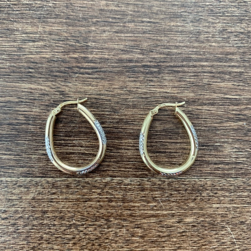 10k gold hoop earrings
